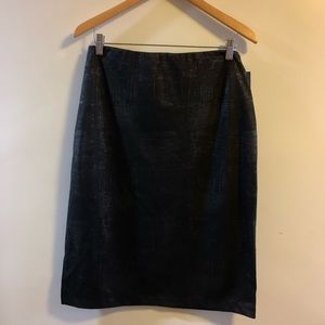 Apt. 9 Black Textured Skirt. M. NWT.